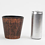 Recycled Plastic Vase Brass