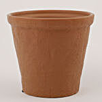 Small Conical Ceramic Vase Brown