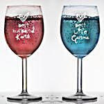 Personalised Set Of 2 Wine Glasses 1023