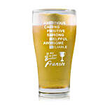 Personalised Beer Glass 1462