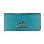 Personalised Turquoise Womens Wallet