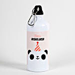 Personalised Funny Panda Steel Bottle