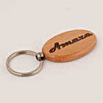 Personalised Engraved Key Chains Set of 2