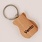 Personalised Engraved Wooden Key Chains- Set of 3