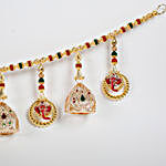Beautiful Metal & Beads Golden Bandhanwar