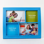 Personalised Classic Blue Photo Frame