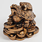 Turtles On Top Of A Dragon- Feng Shui Statue