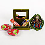 Ganesha Idol & Chocolates Diwali Box