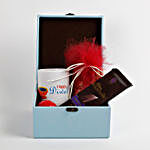 Almonds Diwali Mug & Chocolates Leather Box