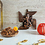 Almonds & Ganesha Swastika Diwali Hamper