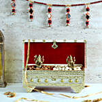 Almonds & Lakshmi Ganesha Idols in Designer Box