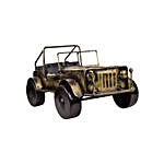 Open Top Vintage Jeep Showpiece