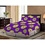 Bombay Dyeing Multicolor Cotton Double Bed Sheet