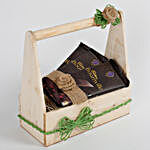 Chocolates in Wooden Basket