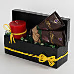 FNP Special Box With Chocolates & Candle