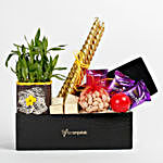 Lucky Bamboo Plant & Candles Diwali Gift Hamper