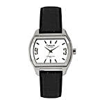 Omax Smart White Dial Mens Watch