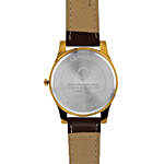 Omax White Dial Mens Watch