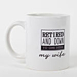 Boss Wife Printed White Mug