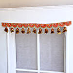 Orange Gota Golden Hangings Bandhanwar