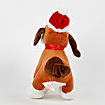 Santa Dog Stuffed Toy
