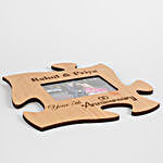 Personalised Engraved Anniversary Puzzle Frame
