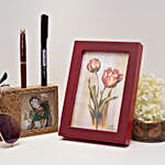 Red Wooden Photo Frame