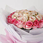 36 Graceful Pink Roses Bouquet