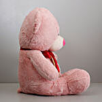 Teddy Bear With Rose Patch Pink