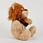 Cute Lion Soft Toy Brown
