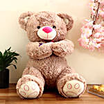 Large Teddy Bear For You Camel Color