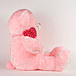 Large Teddy Bear With Heart Patch Pink
