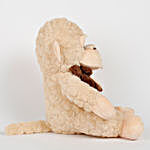 Sitting Monkey Soft Toy Beige