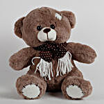 Small Teddy Bear With Muffler Brown