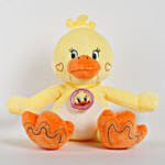 Yellow Duck Soft Toy Sitting