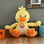 Yellow Duck Soft Toy Sitting