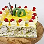 Cream Drop & Cherry Pineapple Cake- Half Kg Eggless