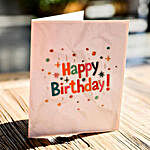 Handmade 3D Pop Up Semi Open Birthday Cake Greeting Card