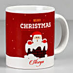 Personalised Merry Christmas White Mug