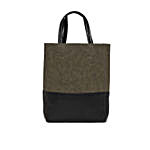 Alvaro Castagnino Green & Black Handbag Set for Women