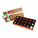 Merry Christmas Message Chocolate Box