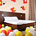 Colorful Balloons Decor Red White & Yellow