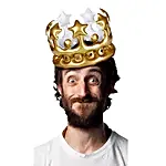 Inflatable King Crown