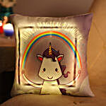 Unicorn Rainbow LED Cushion