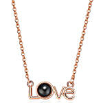 Rose Gold Plated Love Necklace