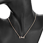 Rose Gold Plated Love Necklace