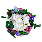 Roses, Carnations & Hydrangeas Floral Arrangement