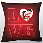 Personalised LED Love Cushion