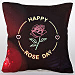 Rose Day LED Cushion