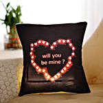 Will You Be Mine LED Cushion